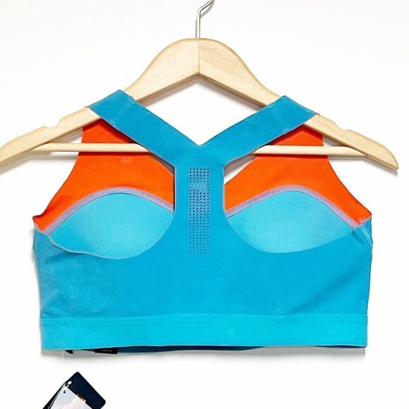 NWT Reebok Pure Move Motion Sense Sports Bra Mineral Mist Sz M/L Host Pick - Picture 6 of 9